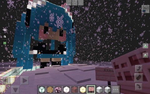 我的世界如何人工下雪